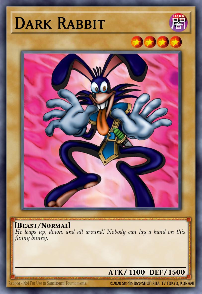 funniest yugioh card Dark Rabbit - SOVR-EN090 Rare