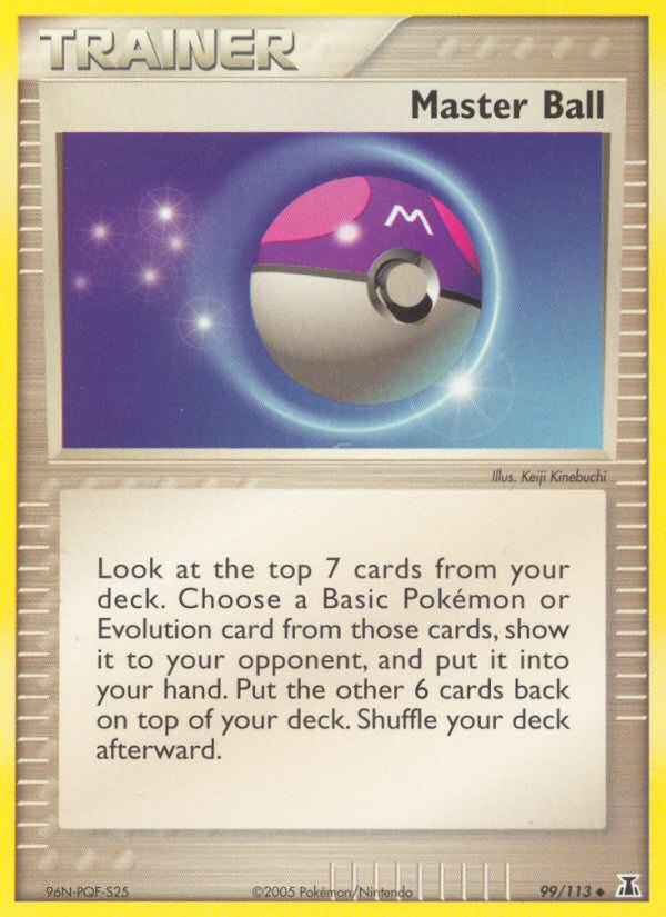 Master Ball 99/113 Uncommon | Delta Species | Pokemon Card