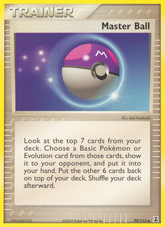 Master Ball 99/113 Uncommon | Delta Species | Pokemon Card