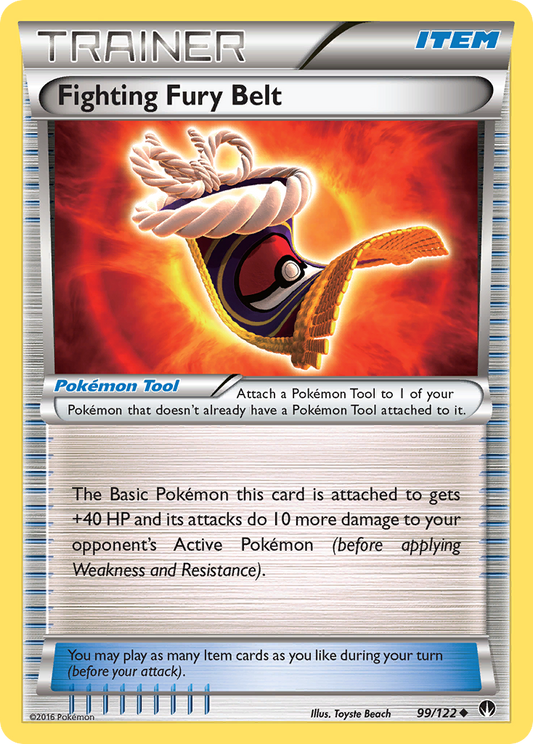 Fighting Fury Belt 99/122 Uncommon | BREAKpoint | Pokemon Card
