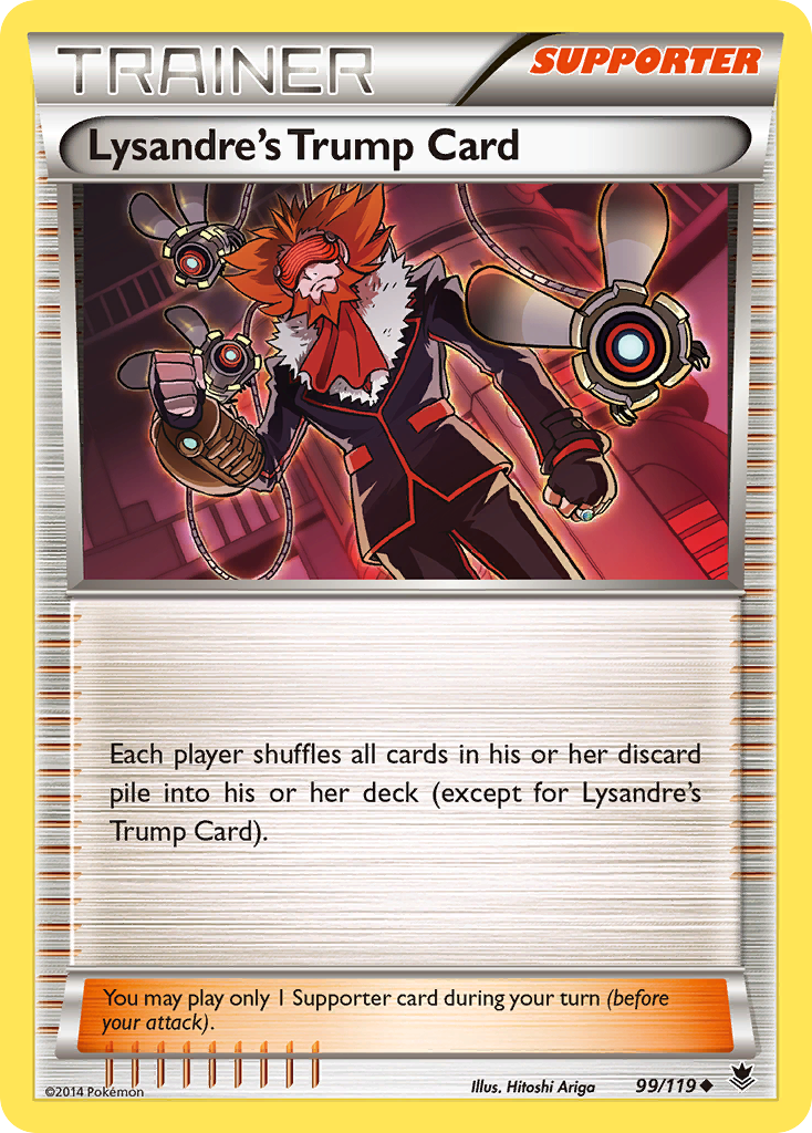 Lysandre's Trump Card 99/119 Uncommon | Phantom Forces | Pokemon Card
