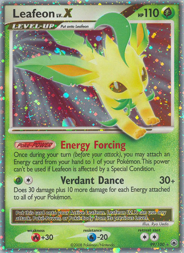 Leafeon LV.X 99/100 Rare Holo LV.X | Majestic Dawn | Pokemon Card