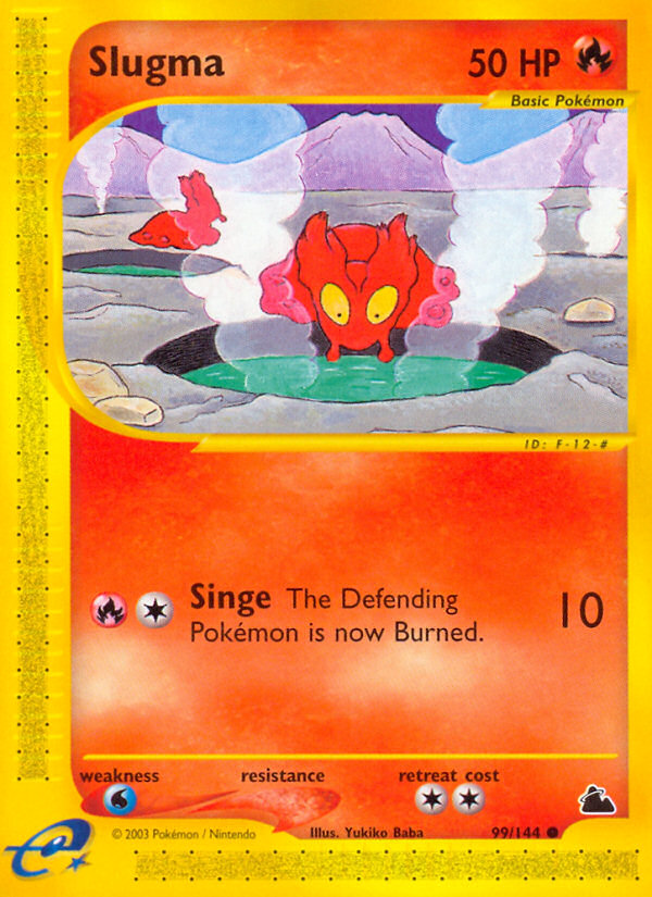 Slugma 99/144 Common | Skyridge | Pokemon Card