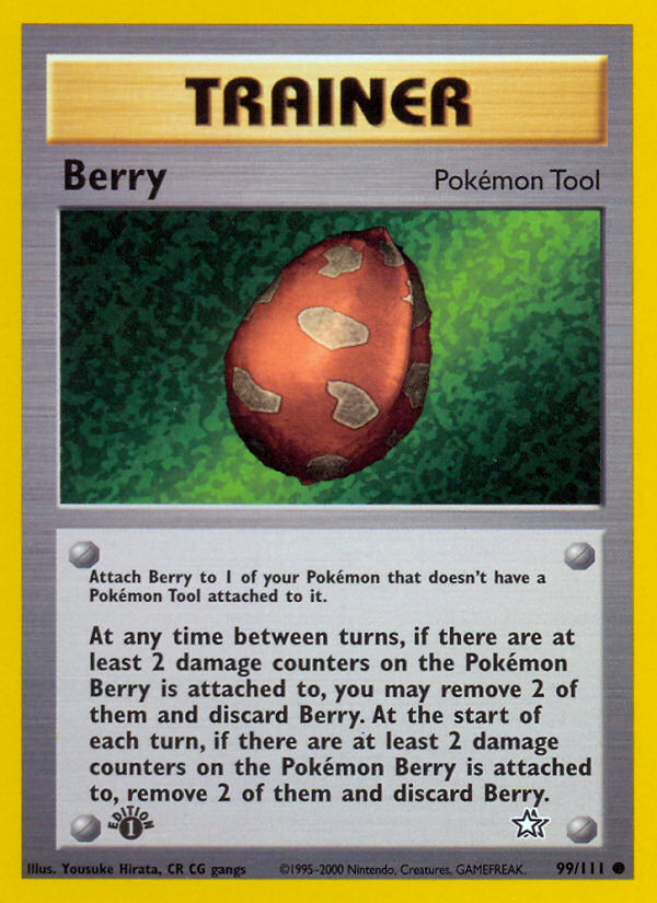 Berry 99/111 Common | Neo Genesis | Pokemon Card