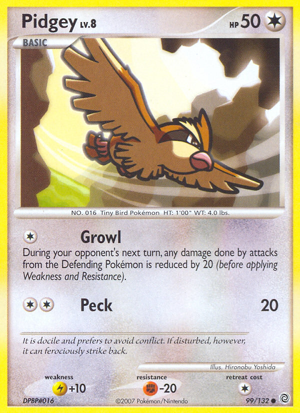 Pidgey 99/132 Common | Secret Wonders | Pokemon Card