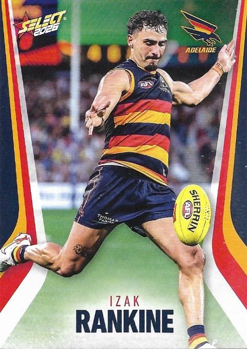 Izak Rankine #9 Adelaide Crows | 2026 Select AFL Footy Stars | Trading Card