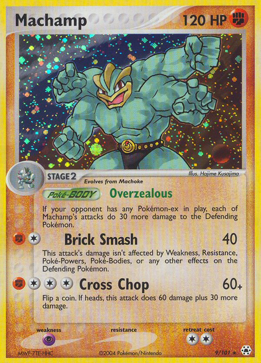 Machamp 9/101 Rare Holo | Hidden Legends | Pokemon Card