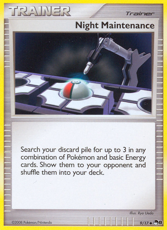 Night Maintenance 9/17 Uncommon | POP Series 8 | Pokemon Card