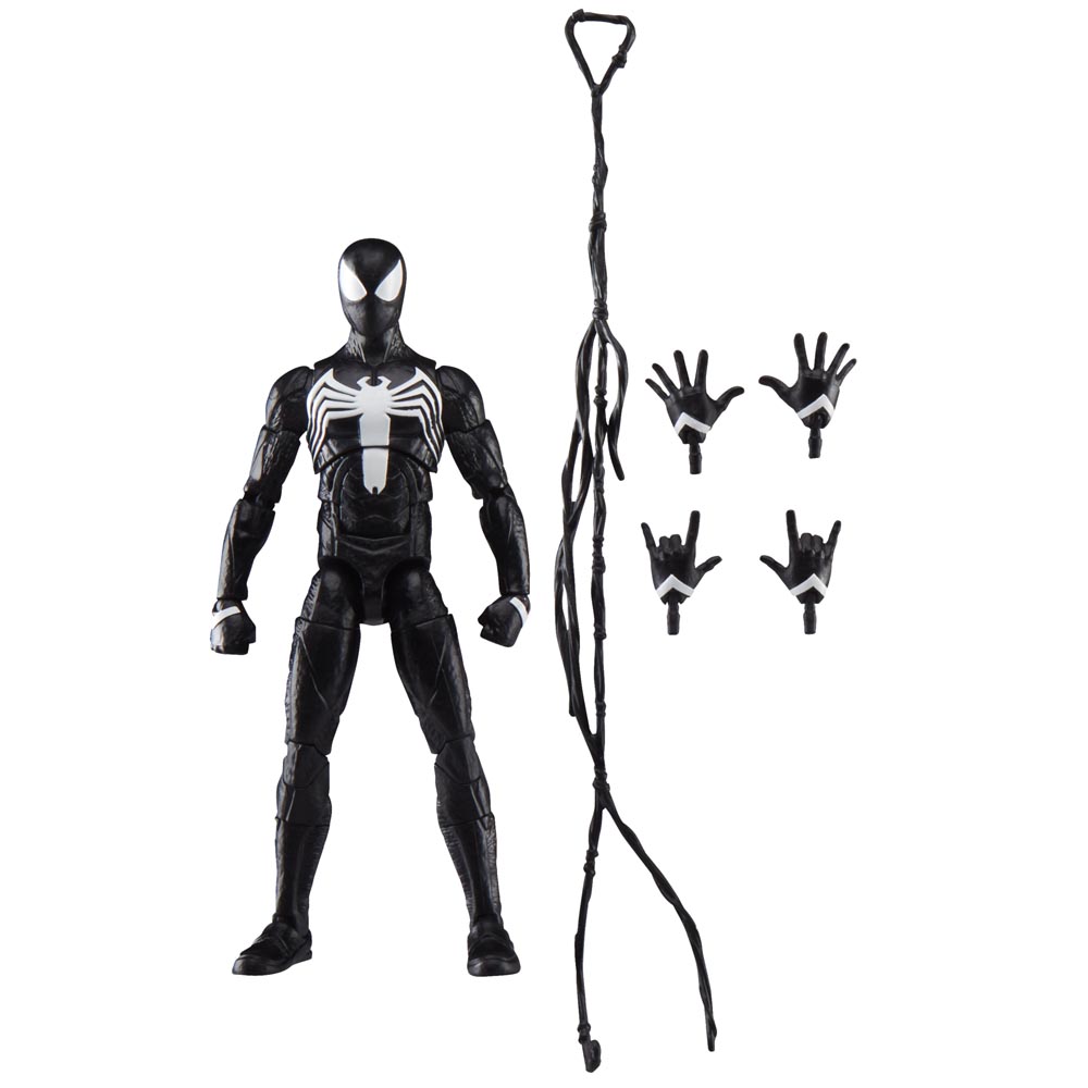 Peter Parker Black Suit | Gamerverse Spider-Man 2 Marvel 6” Legends | Hasbro Action Figure