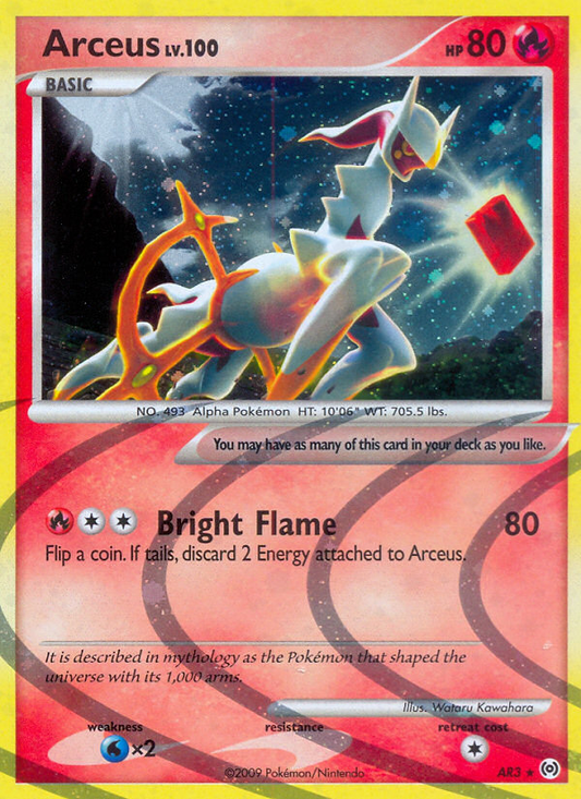 Arceus AR3/99 Rare | Arceus | Pokemon Card