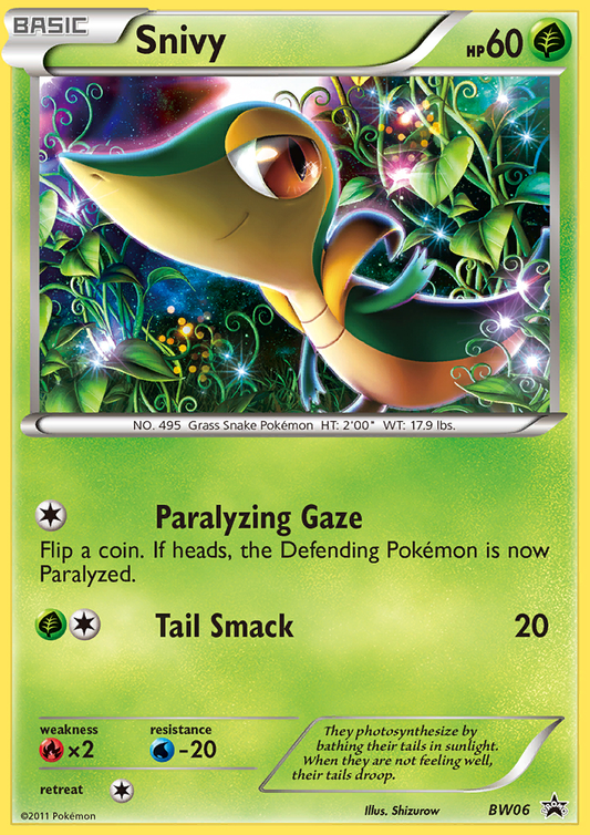 Snivy BW06/101 Promo | BW Black Star Promos | Pokemon Card