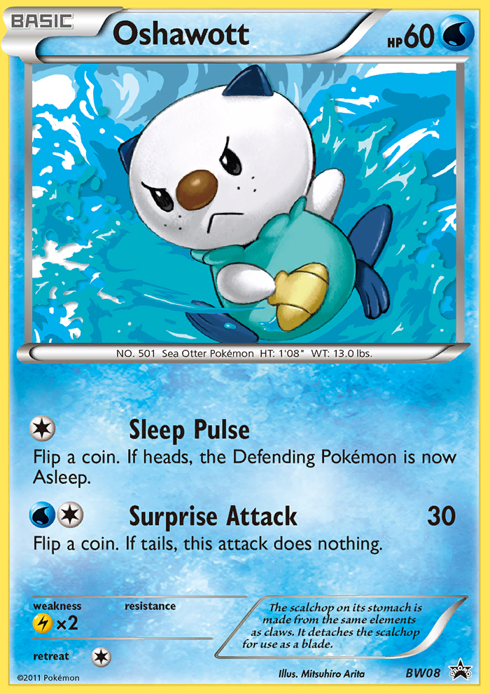 Oshawott BW08/101 Promo | BW Black Star Promos | Pokemon Card