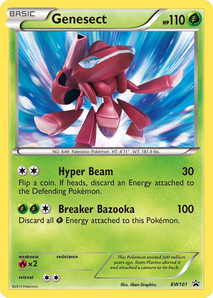 Genesect BW101/101 Promo | BW Black Star Promos | Pokemon Card
