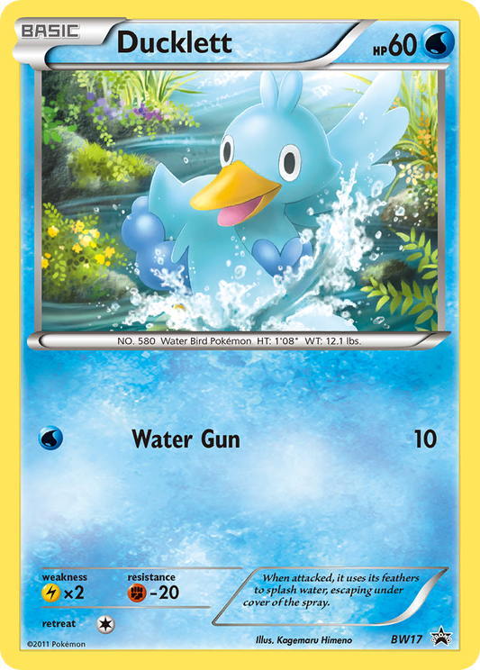 Ducklett BW17/101 Promo | BW Black Star Promos | Pokemon Card