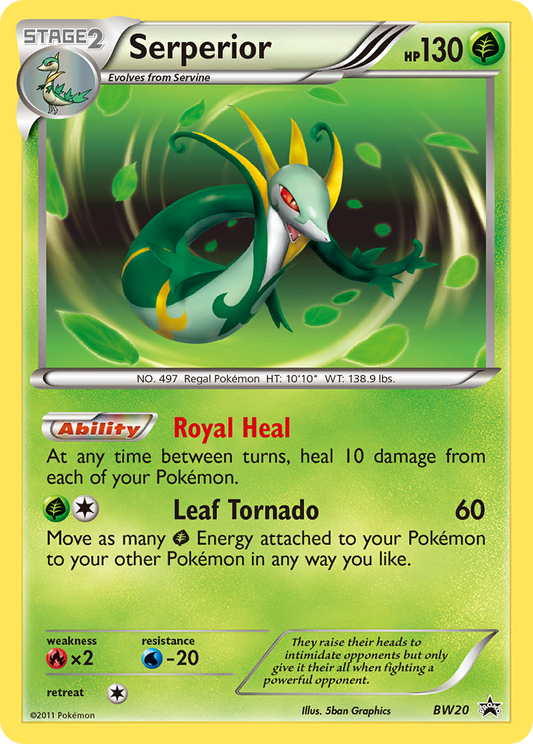 Serperior BW20/101 Promo | BW Black Star Promos | Pokemon Card