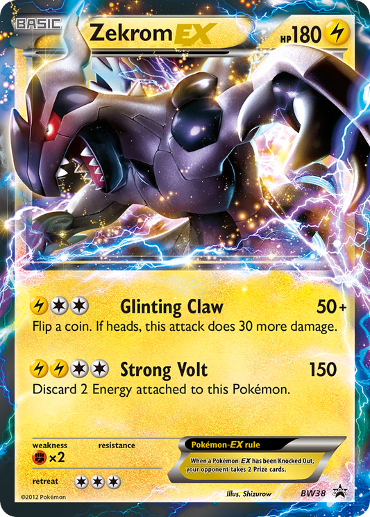 Zekrom-EX BW38/101 Promo | BW Black Star Promos | Pokemon Card