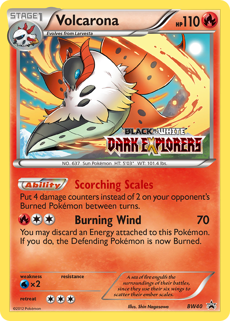 Volcarona BW40/101 Promo | BW Black Star Promos | Pokemon Card