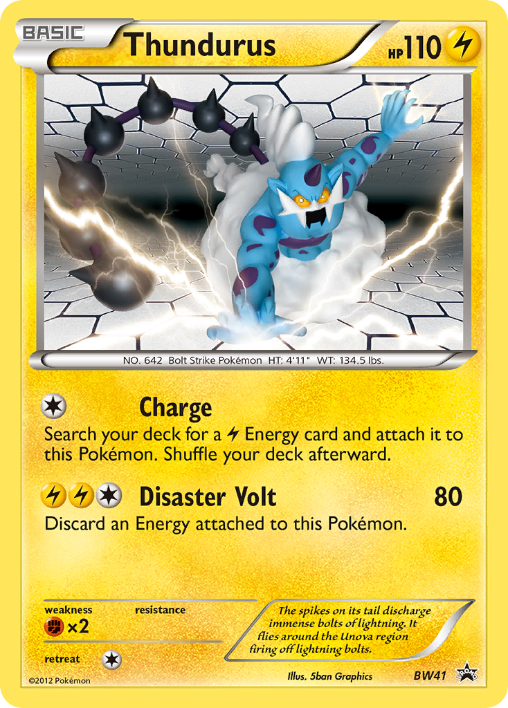 Thundurus BW41/101 Promo | BW Black Star Promos | Pokemon Card