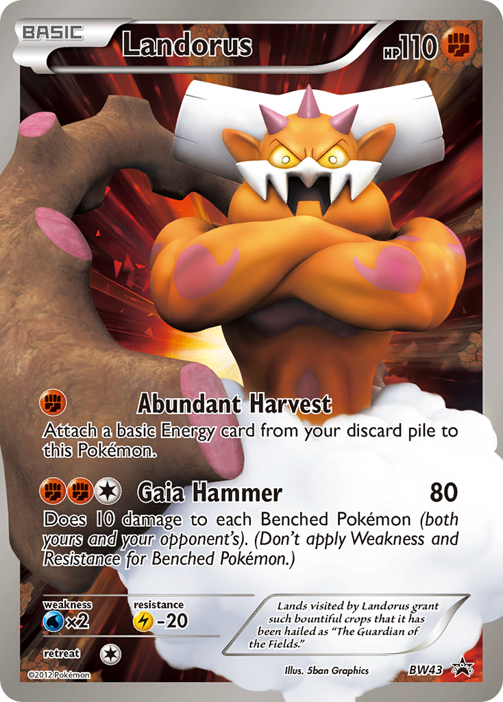 Landorus BW43/101 Promo | BW Black Star Promos | Pokemon Card