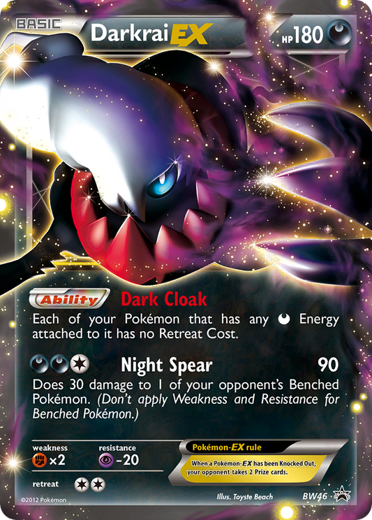 Darkrai-EX BW46/101 Promo | BW Black Star Promos | Pokemon Card