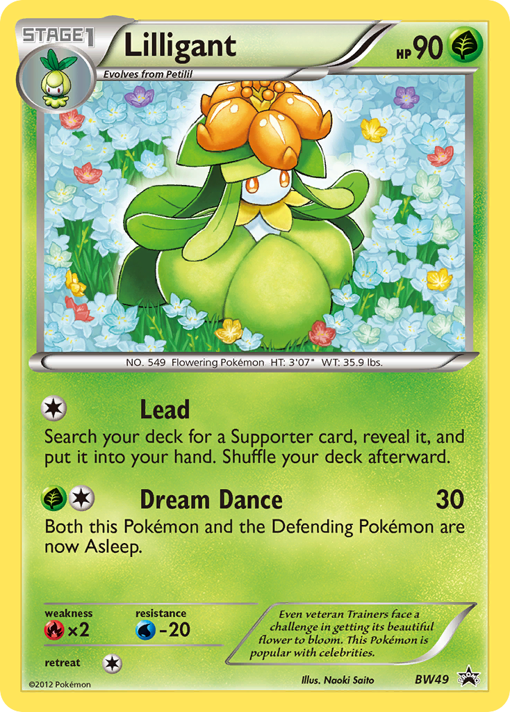 Lilligant BW49/101 Promo | BW Black Star Promos | Pokemon Card