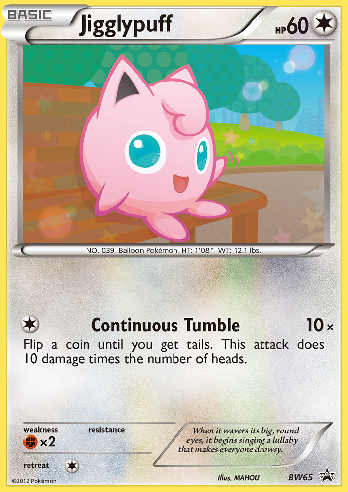 Jigglypuff BW65/101 Promo | BW Black Star Promos | Pokemon Card