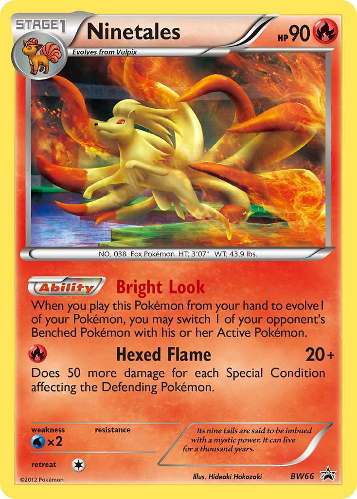 Ninetales BW66/101 Promo | BW Black Star Promos | Pokemon Card