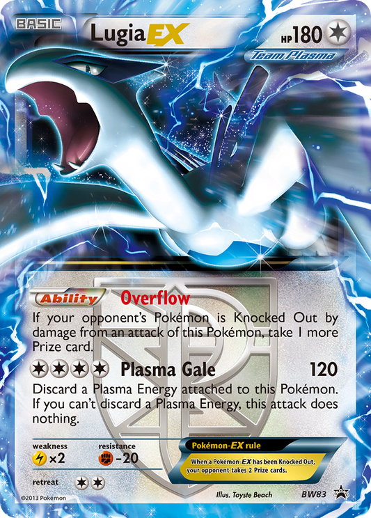 Lugia-EX BW83/101 Promo | BW Black Star Promos | Pokemon Card