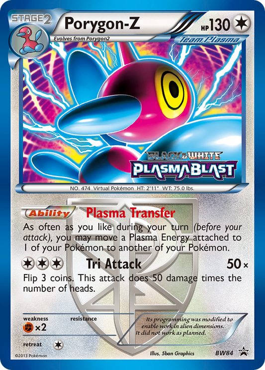 Porygon-Z BW84/101 Promo | BW Black Star Promos | Pokemon Card