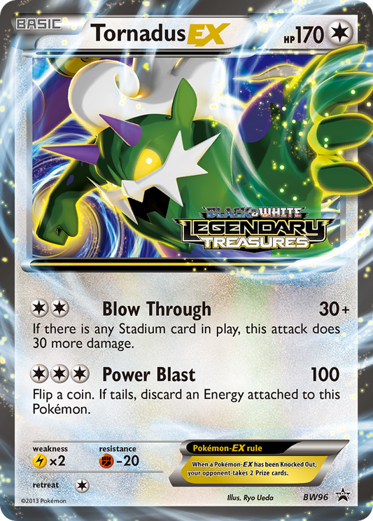 Tornadus-EX BW96/101 Promo | BW Black Star Promos | Pokemon Card
