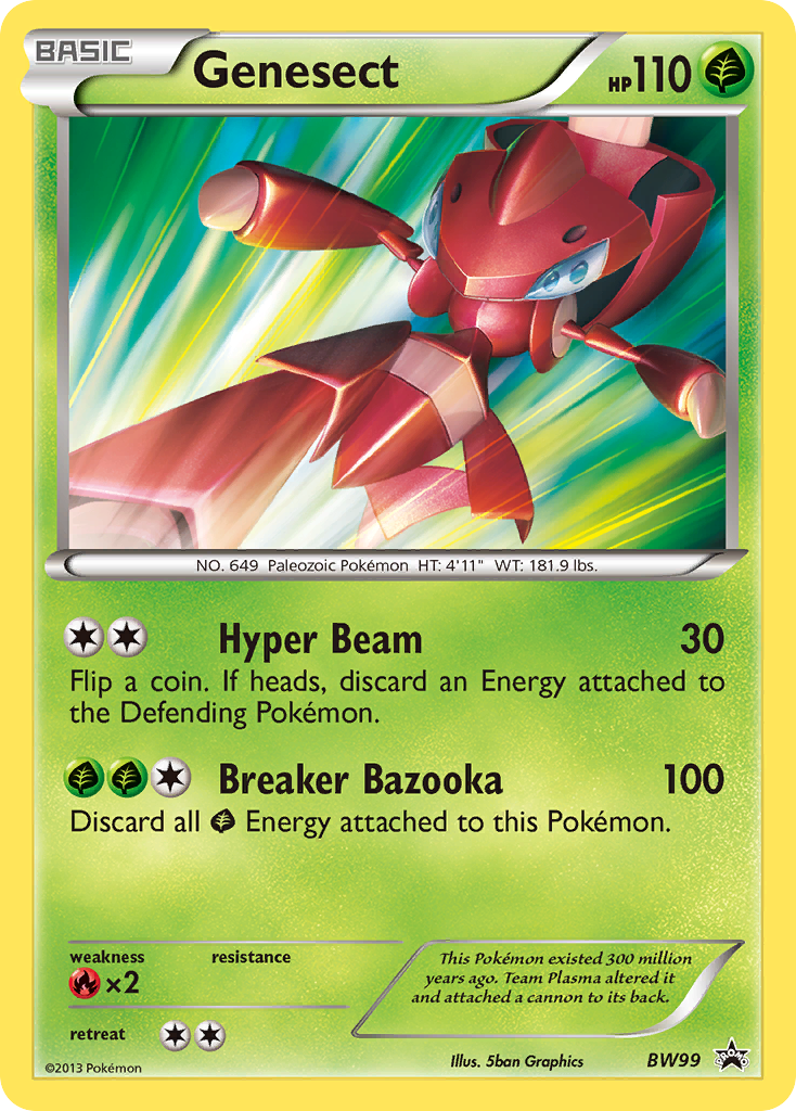 Genesect BW99/101 Promo | BW Black Star Promos | Pokemon Card
