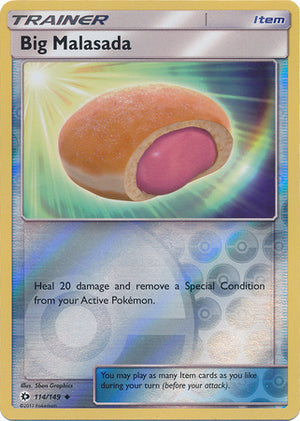 Big Malasada 114/149 Reverse Holo | Sun & Moon | Pokemon Card
