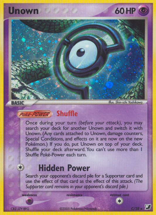Unown C/115 Rare | Unseen Forces | Pokemon Card