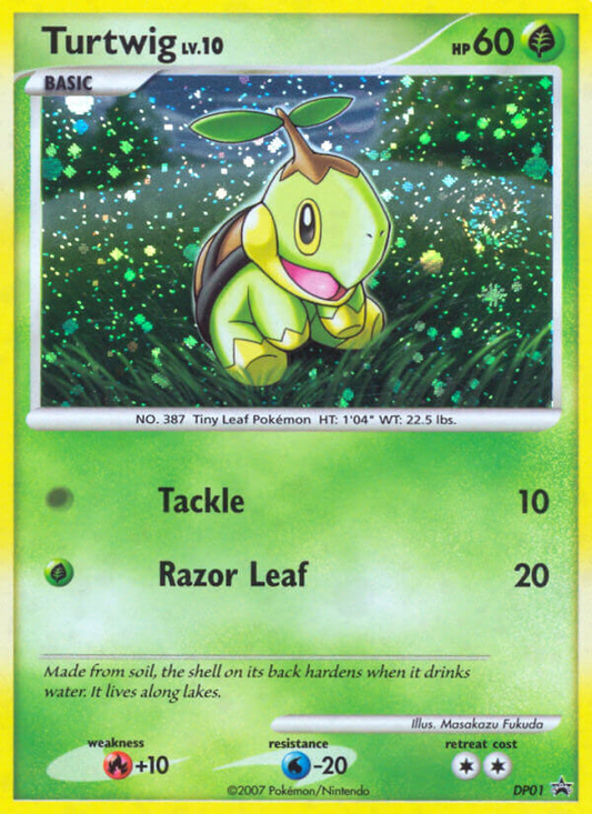 Turtwig DP01/56 Promo | DP Black Star Promos | Pokemon Card