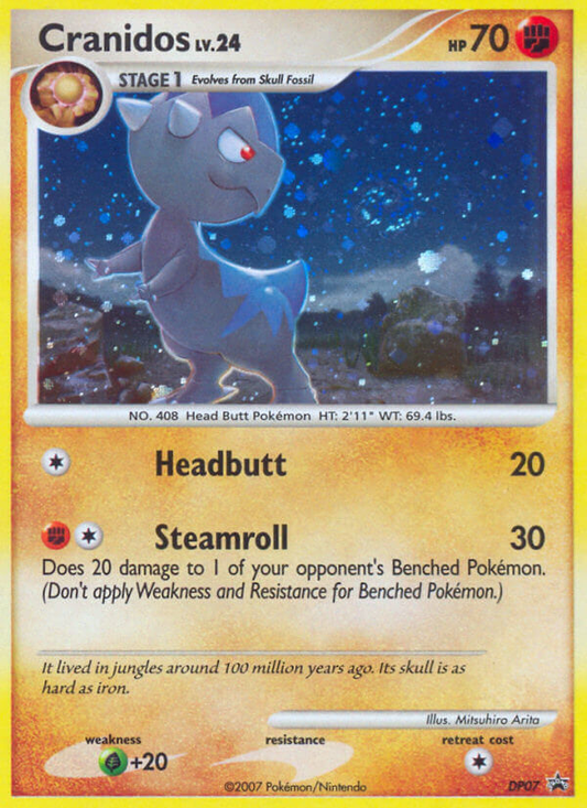 Cranidos DP07/56 Promo | DP Black Star Promos | Pokemon Card