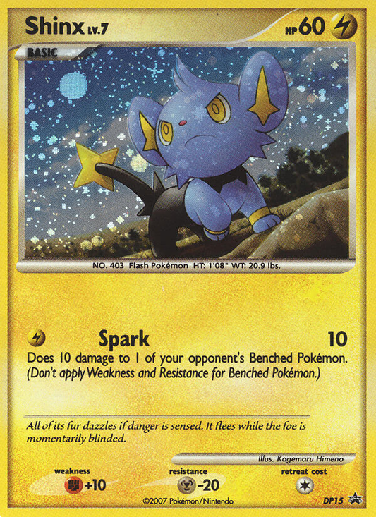 Shinx DP15/56 Promo | DP Black Star Promos | Pokemon Card