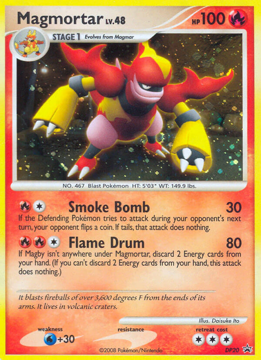 Magmortar DP20/56 Promo | DP Black Star Promos | Pokemon Card
