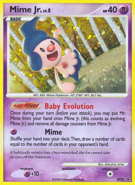Mime Jr. DP22/56 Promo | DP Black Star Promos | Pokemon Card