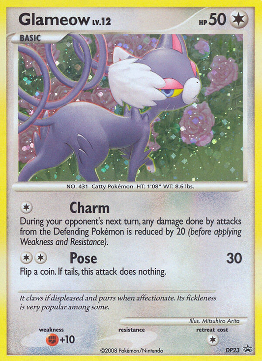 Glameow DP23/56 Promo | DP Black Star Promos | Pokemon Card