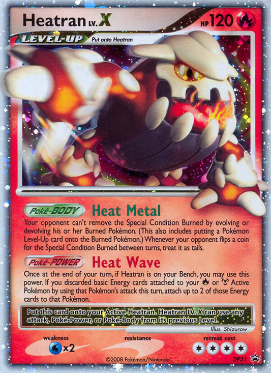Heatran LV.X DP31/56 Promo | DP Black Star Promos | Pokemon Card