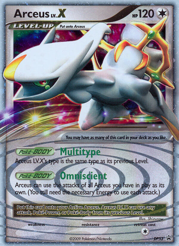 Arceus LV.X DP53/56 Promo | DP Black Star Promos | Pokemon Card