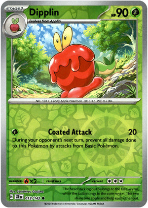Dipplin 13/142 Reverse Holo | Stellar Crown | Pokemon Card