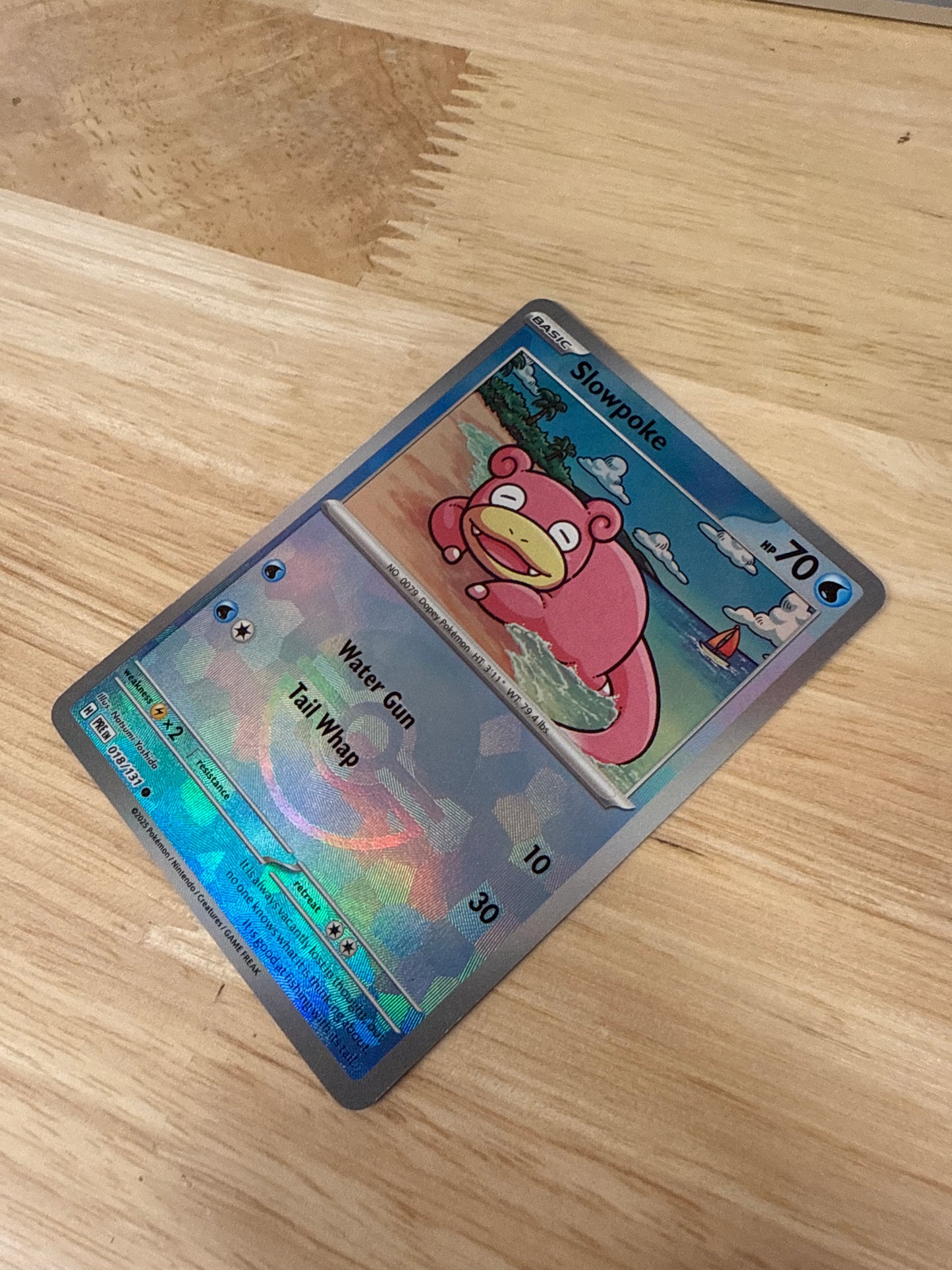 Slowpoke 18/131 Pokeball Holo | Prismatic Evolutions | Pokemon Card