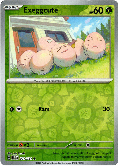 Exeggcute 1/131 Reverse Holo | Prismatic Evolutions | Pokemon Card