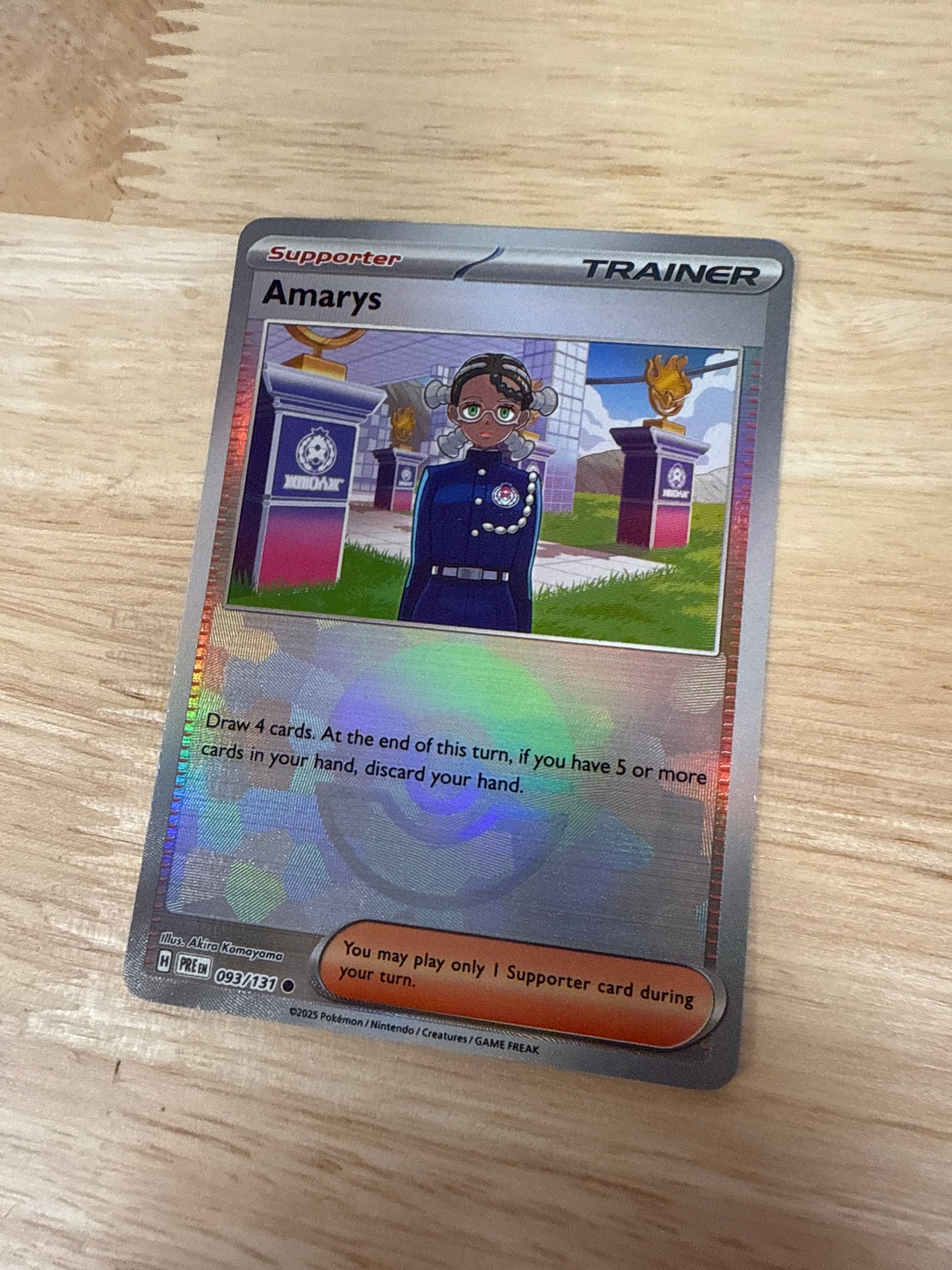 Amarys 93/131 Pokeball Holo | Prismatic Evolutions | Pokemon Card