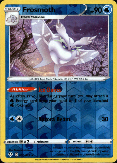 Frosmoth 30/72 Reverse Holo | Shining Fates | Pokemon Card