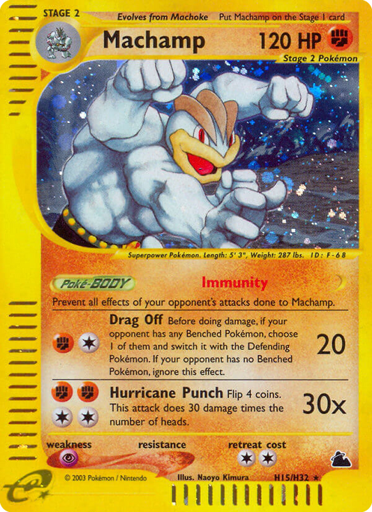 Machamp H15/144 Rare Holo | Skyridge | Pokemon Card