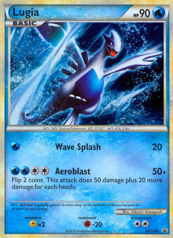 Lugia HGSS02/25 Promo | HGSS Black Star Promos | Pokemon Card