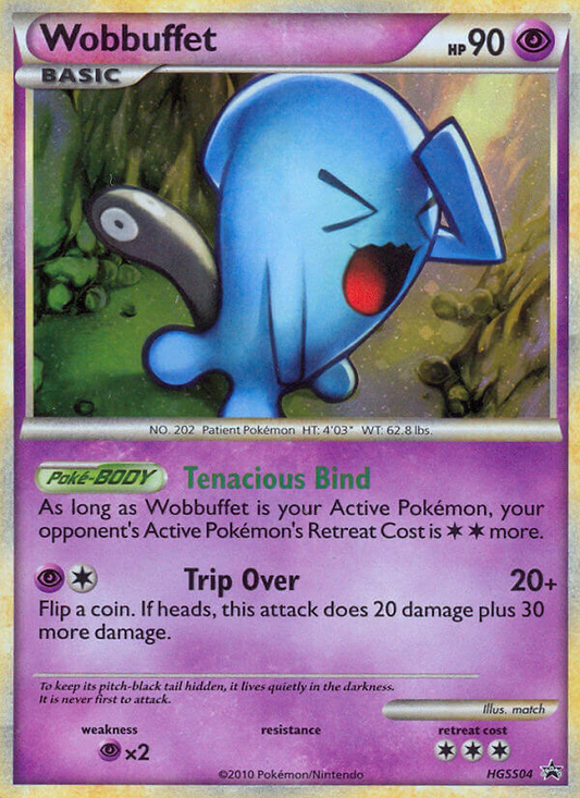 Wobbuffet HGSS04/25 Promo | HGSS Black Star Promos | Pokemon Card