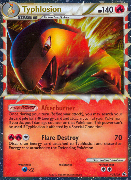 Typhlosion HGSS09/25 Promo | HGSS Black Star Promos | Pokemon Card